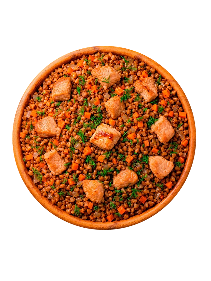 Курица с гречкой